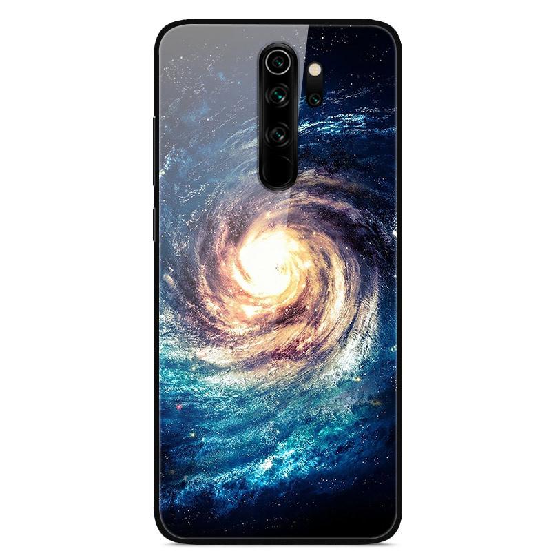 For Xiaomi Redmi Note 8 Pro Case Tempered Glass Fashion Lovely Phone Cases for Redmi Note 8 8T Note8 8Pro Back Cover Funda Coque