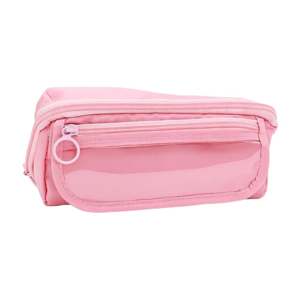 Large Capacity Pen Bag Back To School Stationery Organizer Portable Pencil Case  Gift