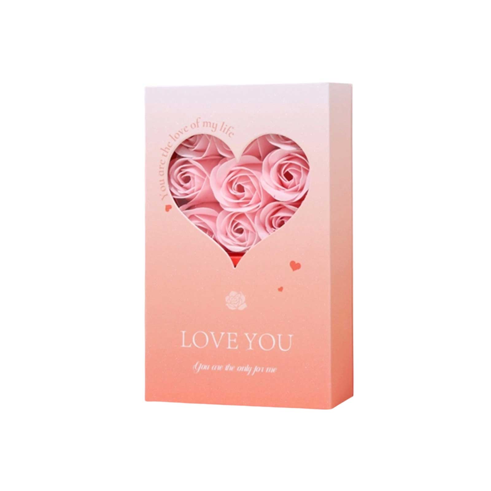 

Elegant Gift Box - Luxury Rose & Heart Design For Valentine s Day One Size