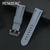 Soft Silicone Strap 22mm 24mm 26mm Fashion Replacement Sport Men Watchband Black Blue Red Green Grey Wrist Band