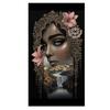 Flower Woman 5d Landscape Abstract Diy Diamond Painting Full Square Round Dark Princess Diamond Mosaic Jewelry Cross Stitch