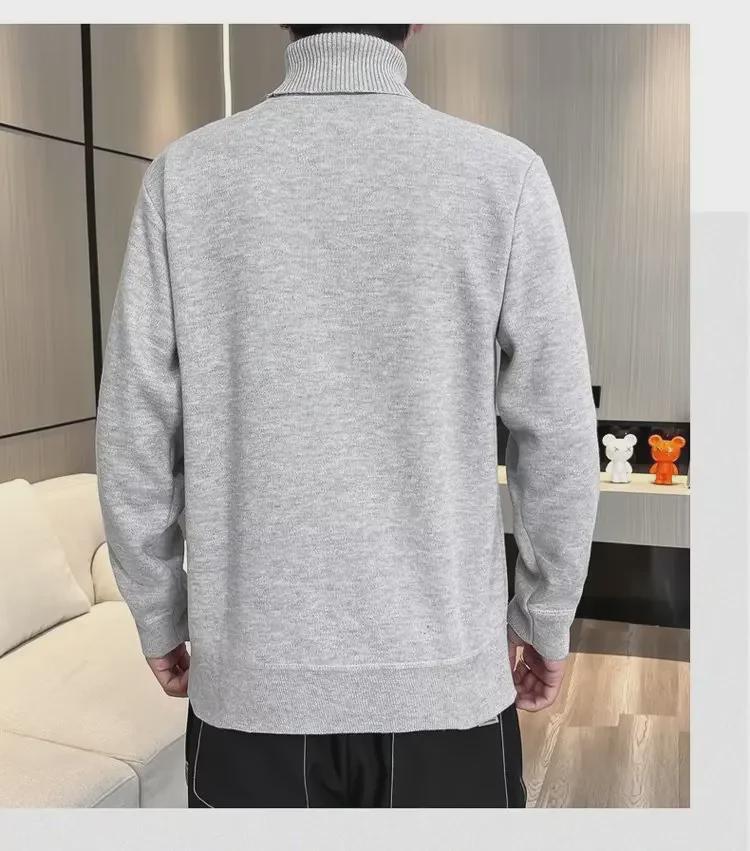 Men's Trendy High Collar Sweater for Autumn/Winter 2023