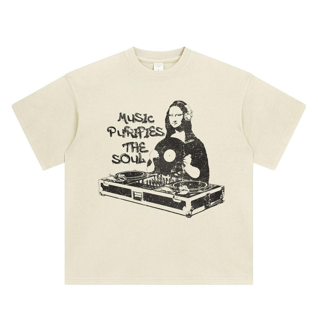

Streetwear DJ Lisa Graphic T-Shirt Cotton Tshirt Unisex Tops Tees Summer Short Sleeves T Shirt XXL хакі
