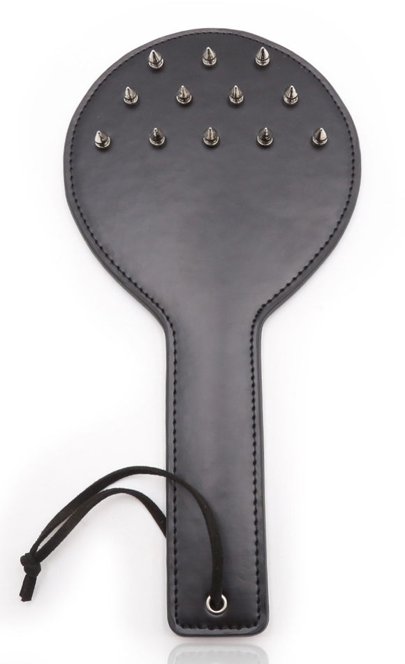 Paddle with Metal Spikes 30 X 15cm Black - FUKR - Whips, Crops & Feather Dusters