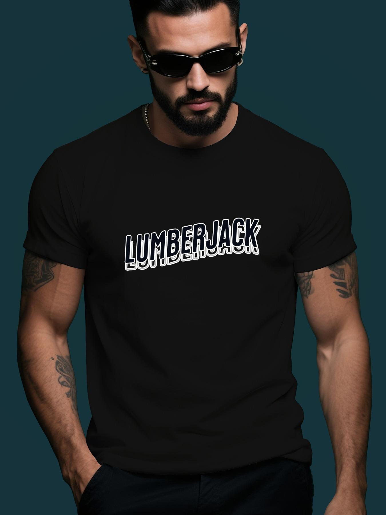 Lumberjack Trendy Streetwear Summer Casual Round Neck Sho... L