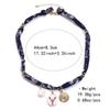 European & American Style Dopamine Color Silk Scarf Necklace with Christmas Bow and Multi-Pendant.