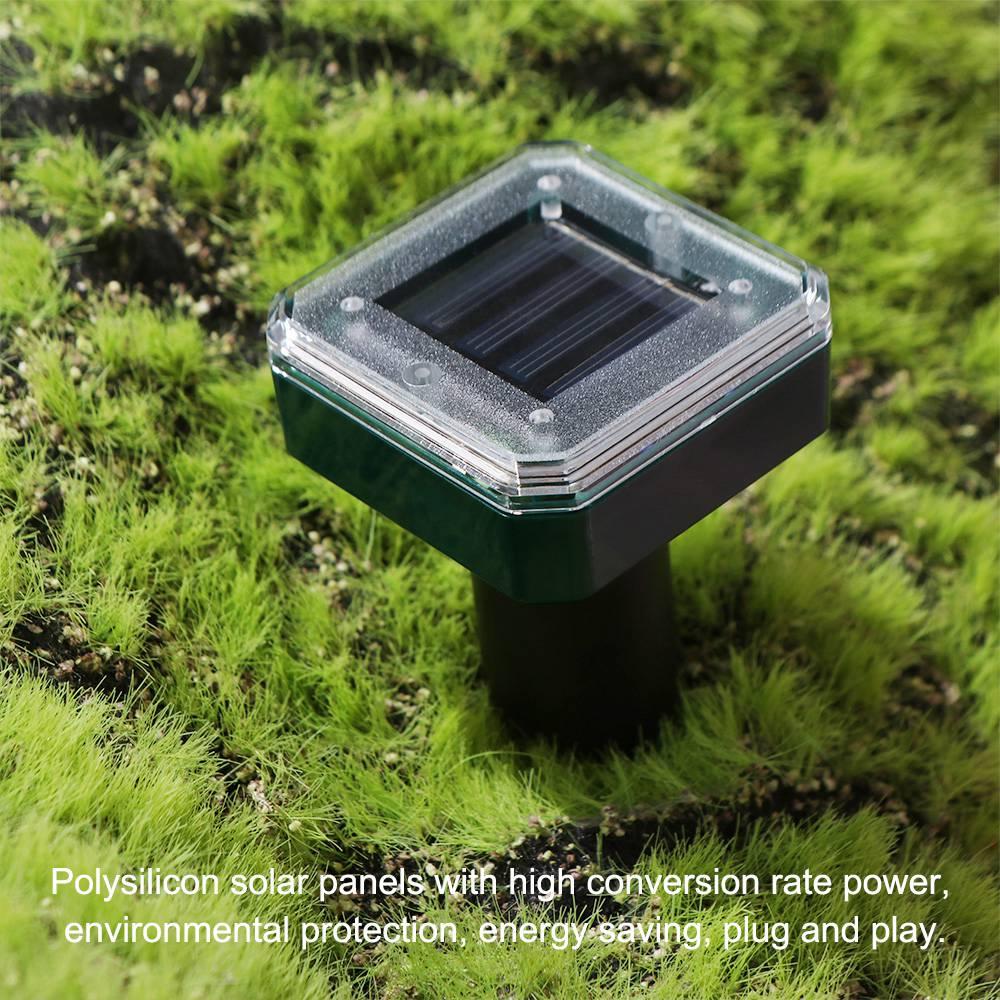 Rodent Repellent Solar Powered Snake Repellent Ultrasonic Snake Repellent  Underground Pests