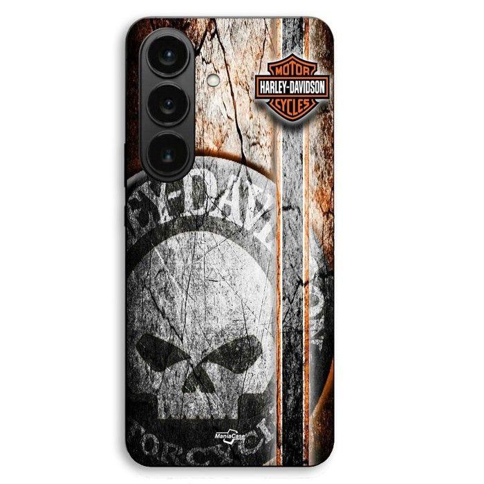 Coque Pour Samsung Galaxy S26 Plus Harley Davidson tête de mort vintage Maniacase