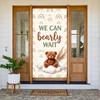 Gender Reveal Banner Neutral Color Scheme Boho  Display Bearly Wait Banner Plush Bear  Boho Party Display For Boho