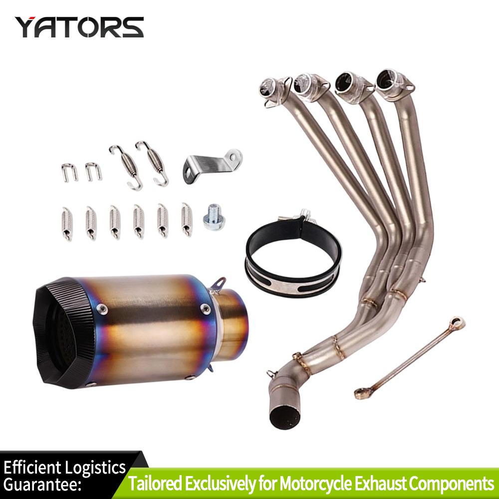 For Honda CBR650R/F CB650R/F 2014-2023 Full Exhaust System 51mm Header Link Pipe Exhausts Pipes