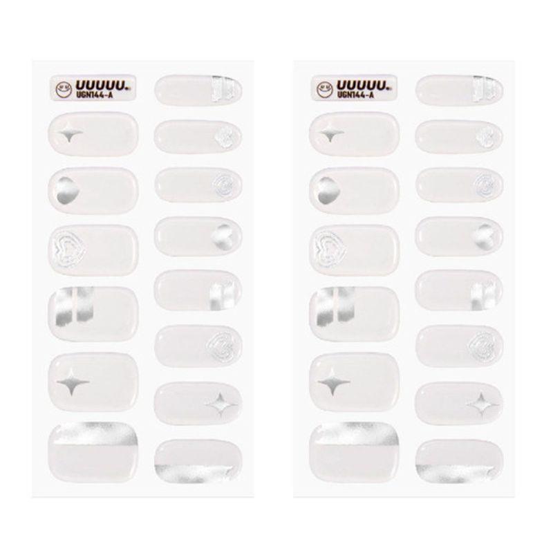 Silver Planet Gel Nails