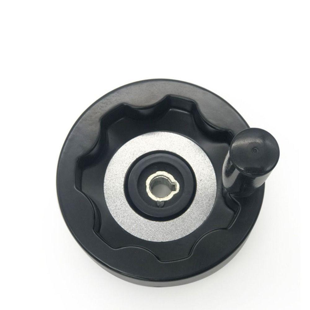 Bakelite Revolving Handle Black Hand Wheel Foldable Hand Wheel  Vertical Milling Machine