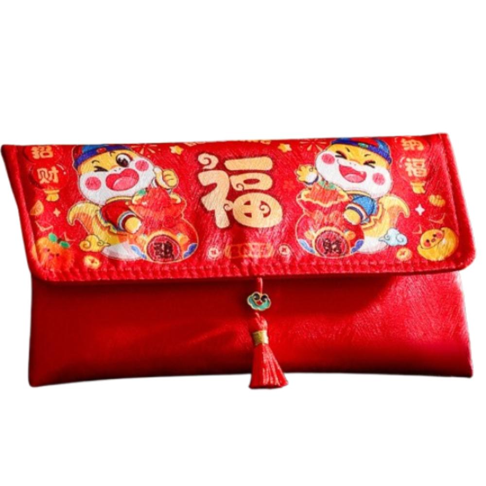 Chinese New Year Lucky Envelopes Blessing Red Packet Gift Bags Money Pocket Wedding Birthday