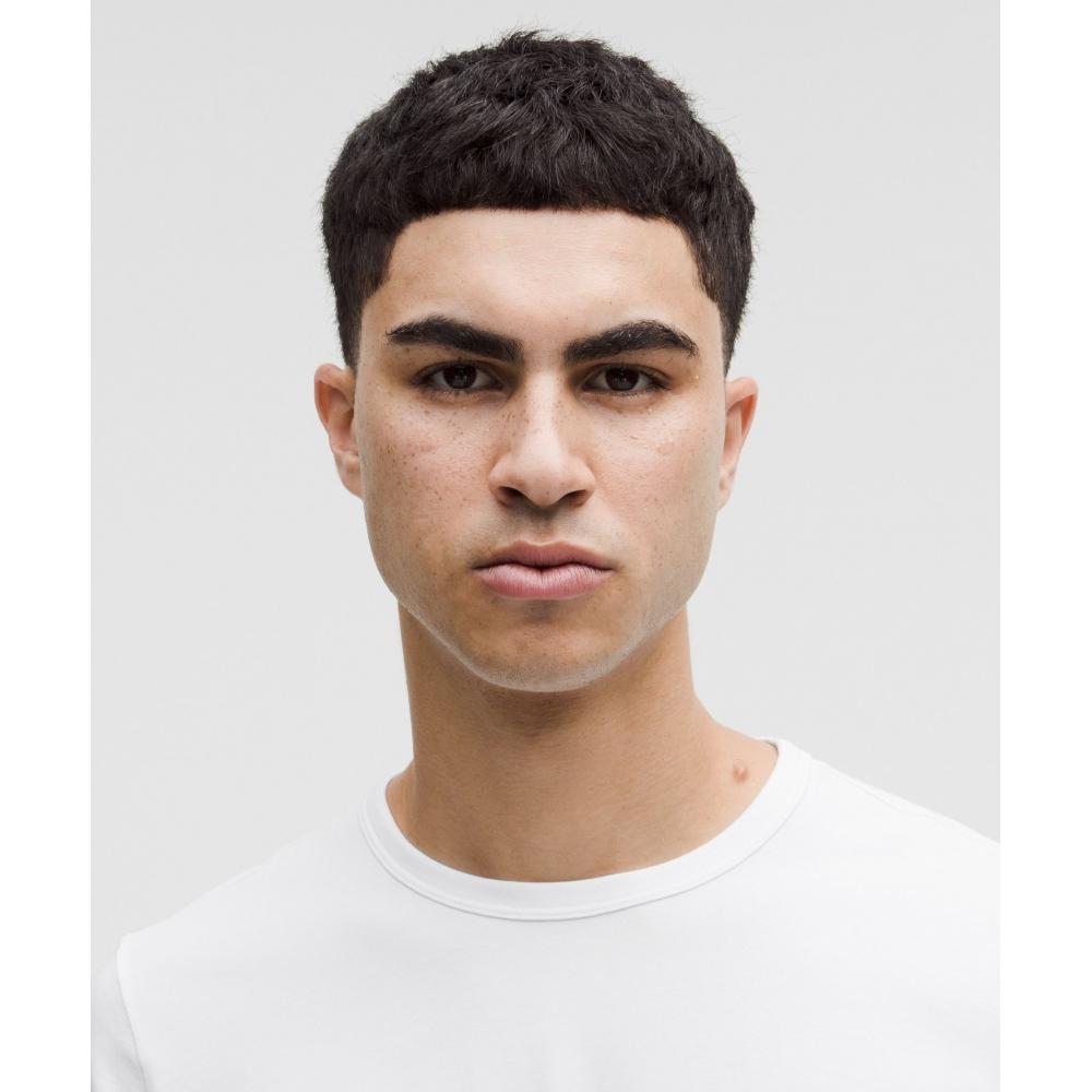 Lululemon Organic CoTTon Classic FiT T shirT whiTe