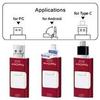 Three-in-One Mobile Phone U Disk: Apple Lightning, Huawei, Android OTG Compatible (1TB/2TB)