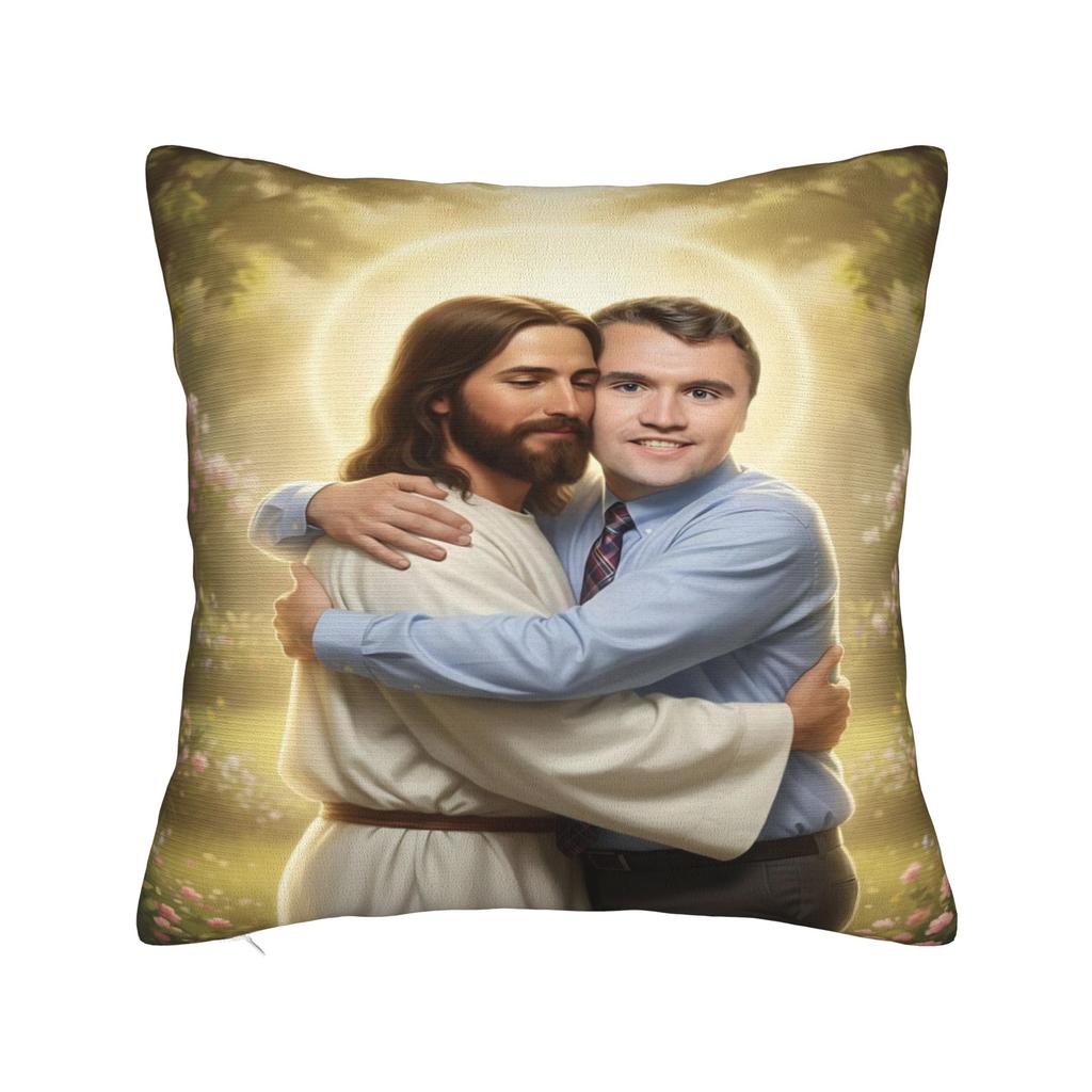 Charlie Kirk Angelic Advocate Pillowcases Morden Pillow Case For Sofa Couch Bed Living Room Soft Pillow Cover