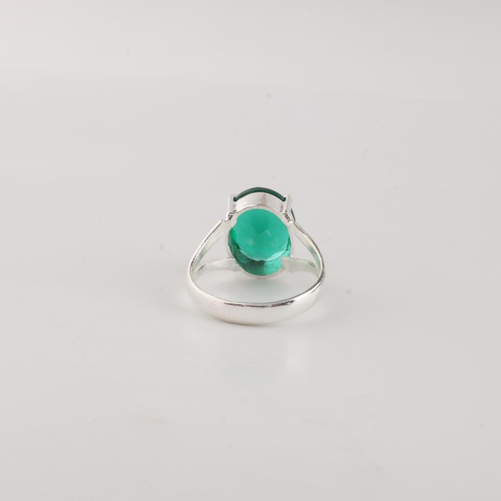 Chrome Diopside Gemstone 925 Sterling Silver Women Jewelry Elegant Wedding Ring For Her RR-75-3