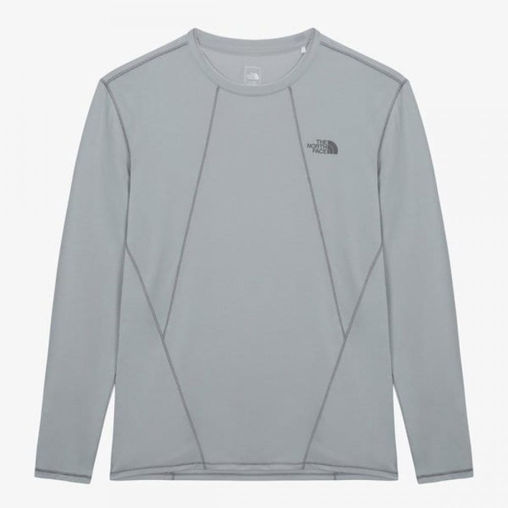 The North Face Bain Long Sleeve Tee Stone Gray STONE GRAY/095