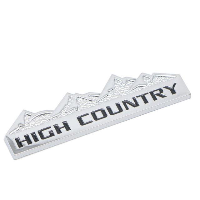 HIGH COUNTRY letter car stickers for all off-road models Highland area pattern Body modification accessories Rear trunk decorate