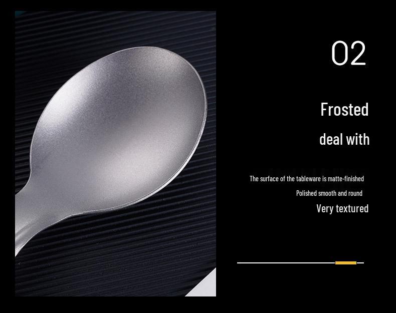 Titanium Ultralight 3-Piece Camping Cutlery Set: Knife, Fork, Spoon for Outdoor Travel & Hiking
