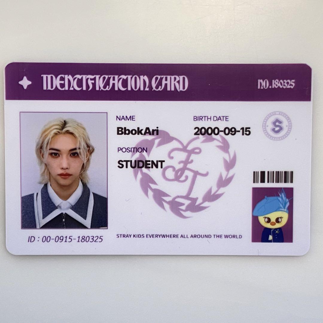 

[USED] StrayKids MAGIC SCHOOL ID Card Student ID Felix