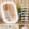 Portable Folding LED Vanity Mirror for Travel and Bedroom