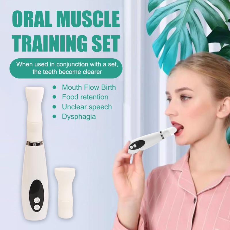 Electric Mouth Trainer Tongue Muscle Training Massager Oral Rehabilitation Trainer For Adult Kids Electric Tongue Massager