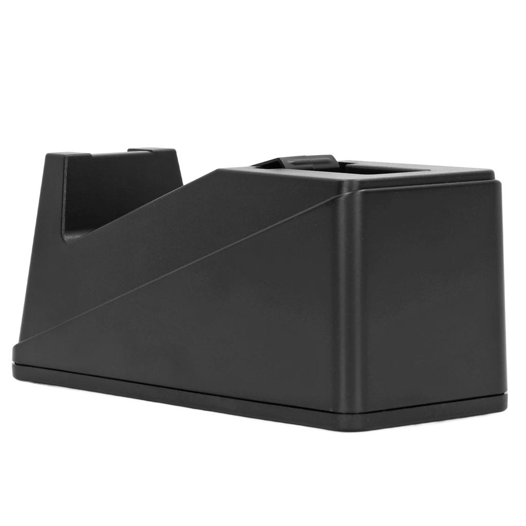 Black Tape Dispenser Plastic Tape Cutter New Tape Holder  Office Desk
