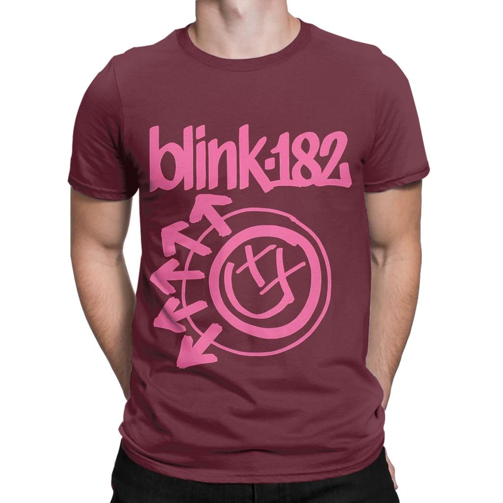 BLNK182 Colorful Funny Graphic 100 Cotton TShirt Blink 182 Tops Tees For Unisex