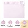 Silicone Craft Mat with Collapsible Non-Stick Portable Surface Easy Maintenance Cup DIY Folding Painting