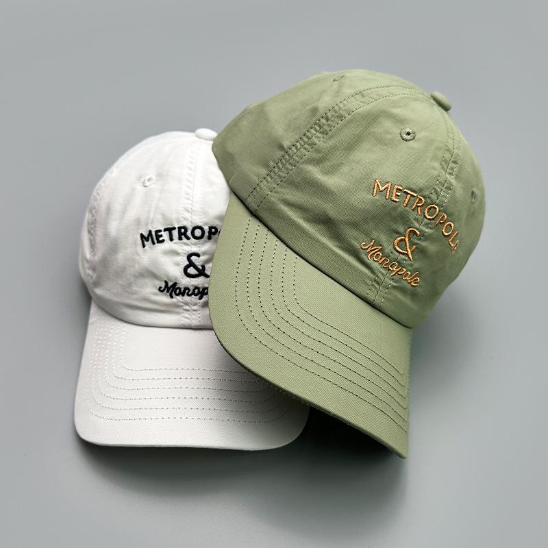 Outdoor Sports Quick-Drying Baseball Cap Men And Women Embroidered Letter Cap Breathable Couple