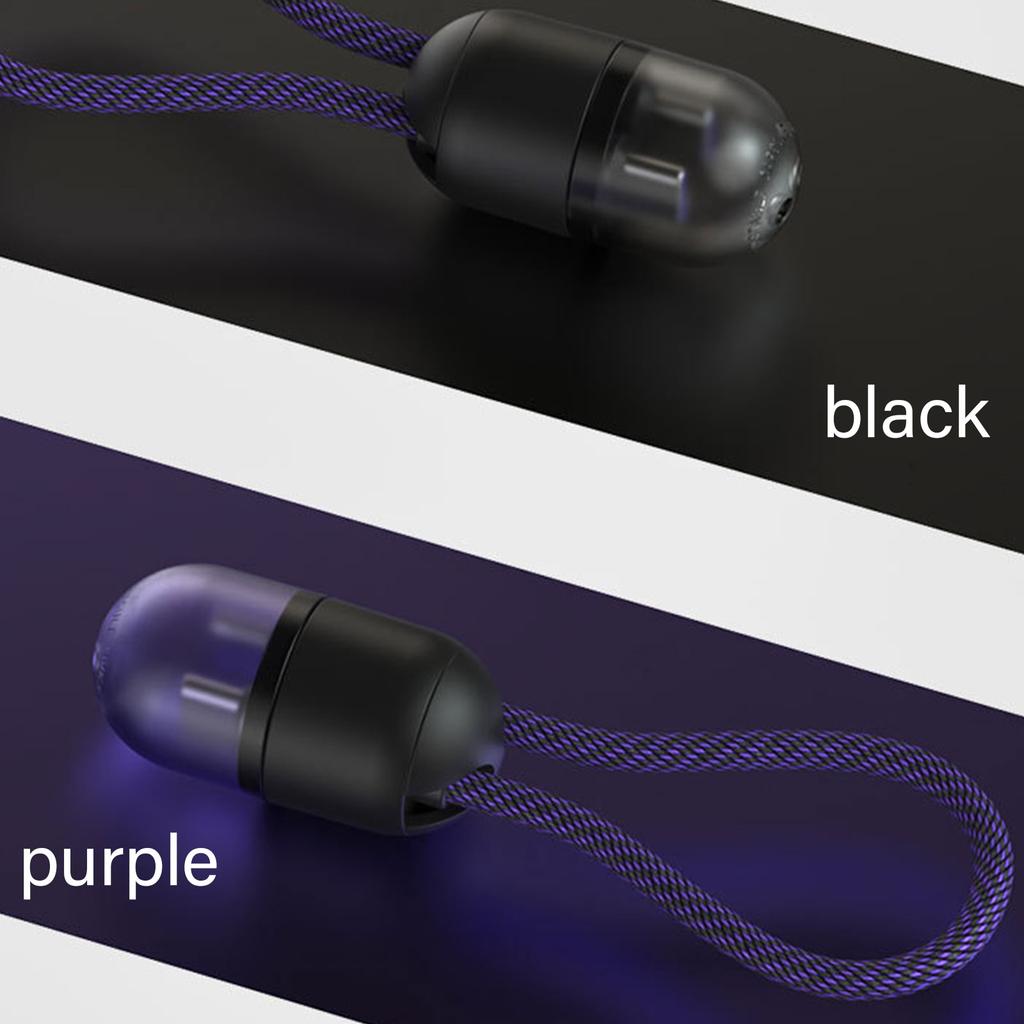 Compact 0.2M 240W USB C To USB C Cable Capsule Design with Lanyard Fast Charging Cable With Data Transfer Capability