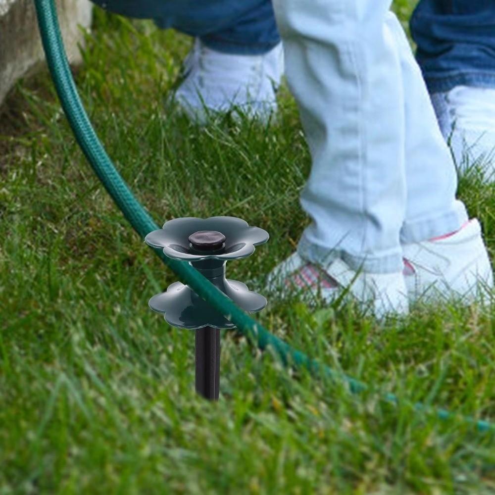 Flower Shaped Garden Hose Guide Directional Protection Lawn Hose Support Hose Holder  Watering