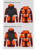Veste en coton chauffante unisexe avec double contrôle intelligent, chauffage 11 zones, technologie portable, grande taille disponible