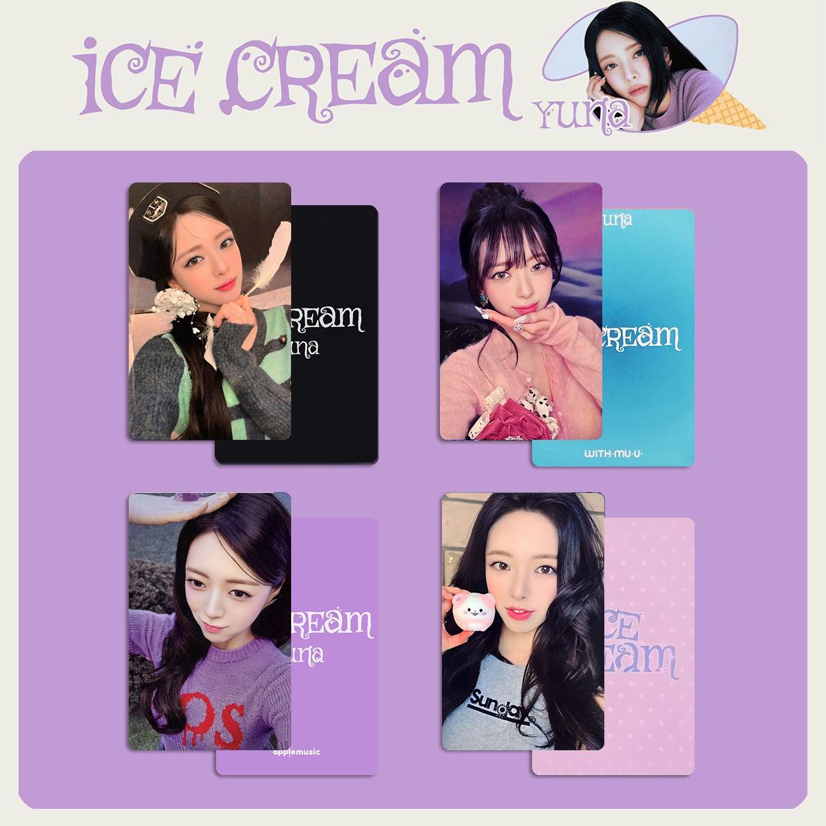 ЮНА Шин Юна СОЛО Фотокарточка ITZY Лестница ICE CREAM Альбом Бонус PB Карта
