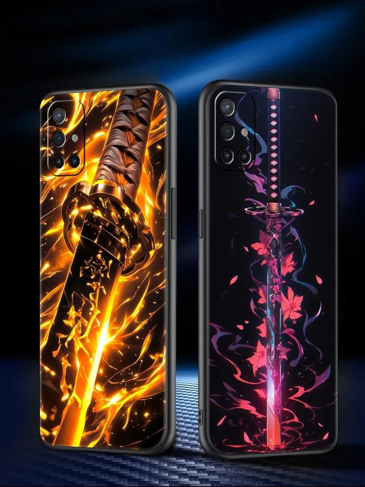 Phone Case For Oneplus 13R 13 12 10T 11 R10 Nord N100 N200 N10 9 9R CE 2 3 Z Pro Lite Soft TPU Cover The Sword Creative Pattern