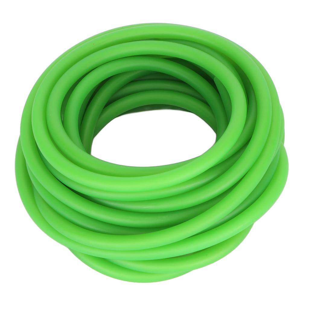 5m Accessories Natural Latex Band Latex Resilient Tube for Catapult Outdoor Hunting Fluorescent Green