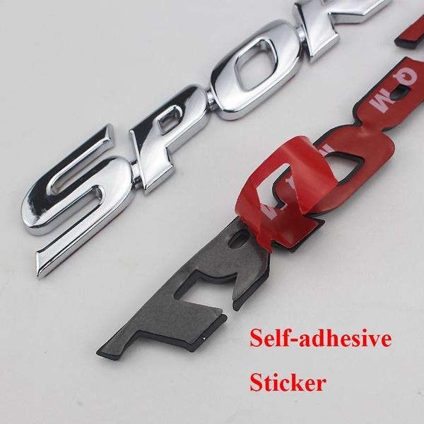 3D Metal Car Letters Logo SPORT Emblem Trunk Badge Decal For Yaris Corolla Camry Highlander CHR Sport Sticker Accessories