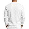Men S Round Neck Long Sleeve Knitted Sweater Checkered Jacquard Casual Pullover