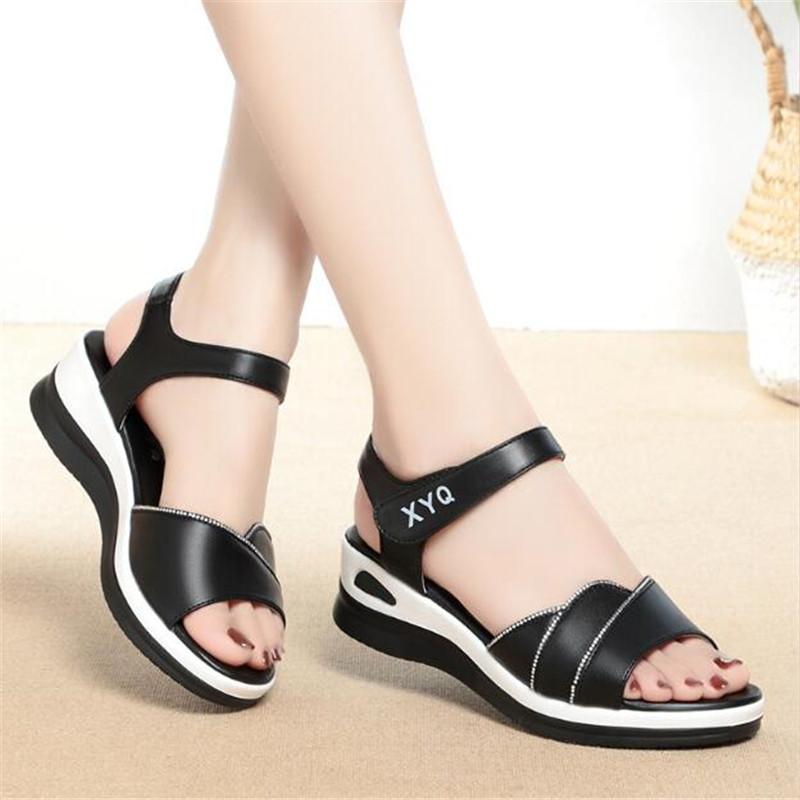 Women Sandals Wedges Shoes For Women Summer Sandals Platform Shoes Woman Thick Sole Gladiator Sandalias Casual Summer Shoes
