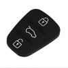 Replacement rubber key pad for For HYUNDAI i20 For i30 ix35 ix20 For Rio For Venga plastic key cover with 3 buttons for car keys