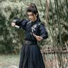 Chinese Song Dynasty Style Hanfu For Men, Martial Arts, Waist-length Embroidery, Daily Suit