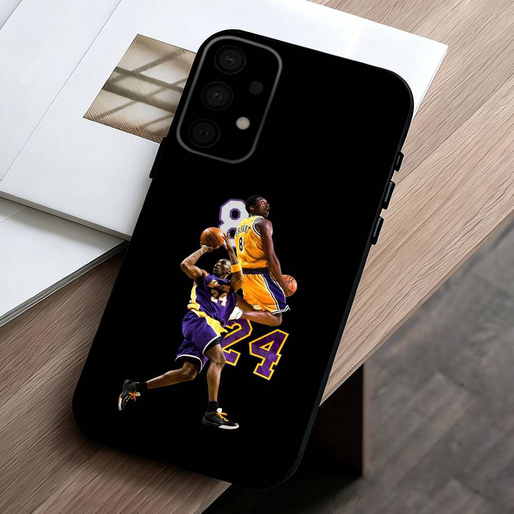 

B-Basketball K-Kobe-E B-Bryant-T 8 24 Phone Case For Samsung Galaxy A73,A72,A71,A70,A53,A52,A51,Soft Silicone Black Cover Samsung a72