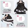 Maid Costume Cosplay One Piece with Long Sleeves Large Size Gothic Lolita Dress Costume Outfit Gothic Lolita Ruffles [SUNNYSTEP] M~6L (LL (XL), Black)