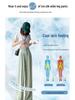 Ice Silk High Waist Chiffon Wide Leg Pants - Women's Summer Korean Style