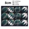 12 Pieces/set, Christmas Decorations, Colored Diamonds, Flocking, Christmas Ball Gift Package, Christmas Tree Pendant, Holiday Decorations