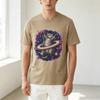 Space Ring Cat Graphic T Shirt Galaxy Saturn Cat Print Unisexs Unisexs Cotton Crew Neck Casual Y2k Top Harajuku Oversized T Shirt