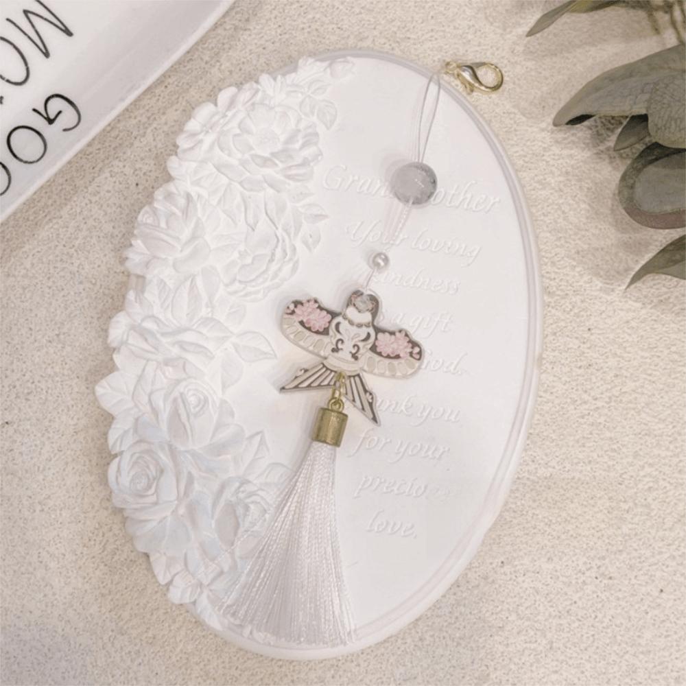 Lightweight Butterfly Car Pendant Polyester Tassel Rearview Mirror Pendant Car Interior