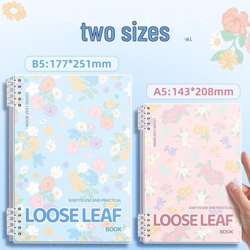 B5 Loose-Leaf Notebook: Ergonomic, Detachable, and Stylish A5 Accounting Book