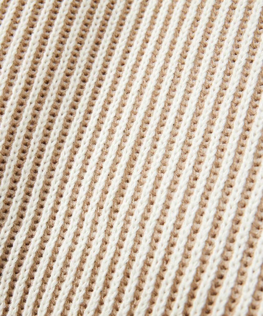 NODU Fly Half Zip Knit [Beige]